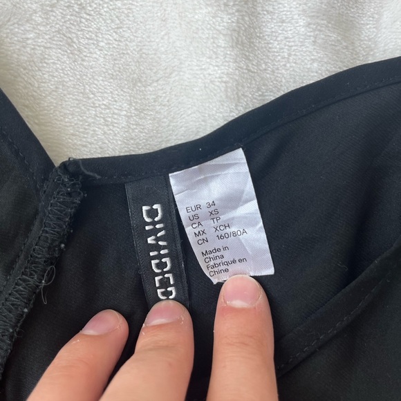 H&M Babydoll Mini Dress, XS - Picture 3 of 3